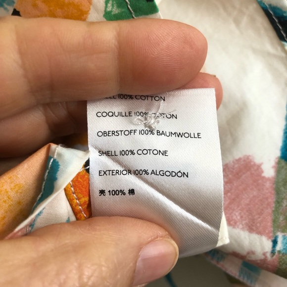 ANTHROPOLGIE Crisanta‎ Floral Poplin Button Down Blouse Top XS EUC - Picture 11 of 11